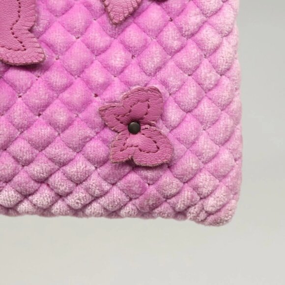 BOTTEGA VENETA Shoulder Bag Velor Purple Auth 120966 - Picture 12 of 16